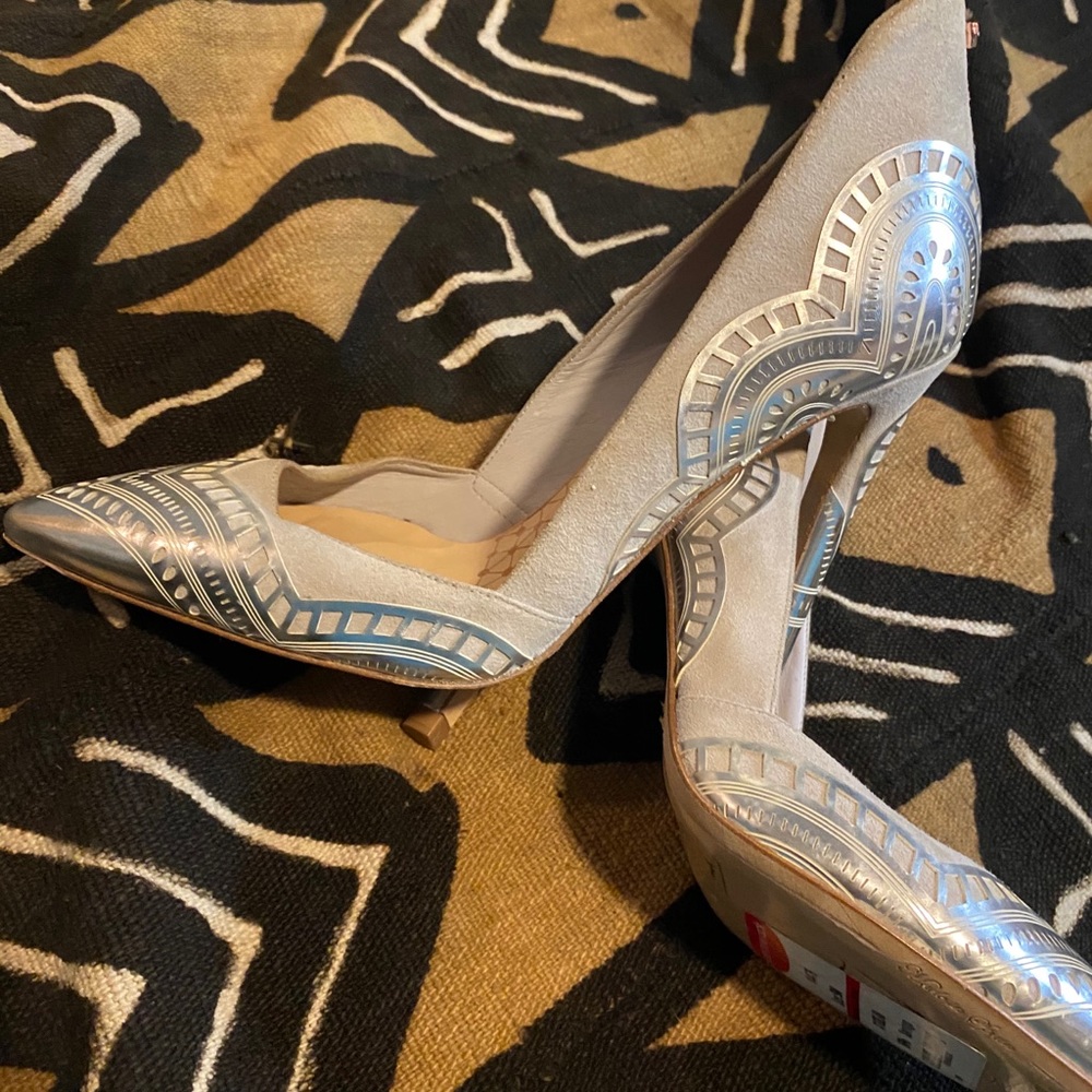 Ted Baker Kwistina Heels Silver - Picture 3 of 6